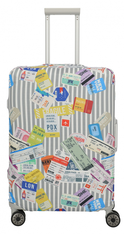 Travelite 'Accessoires' Kofferhülle M bis 71cm Tickets multi.color