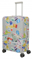 Travelite 'Accessoires' Kofferhülle M bis 71cm Tickets multi.color