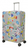 Travelite 'Accessoires' Kofferhülle L bis 77cm Tickets multi.color