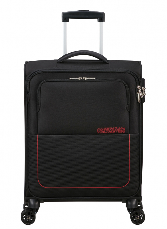 American Tourister 'Air Wave' Spinner 55cm 2,4kg 37l black/red