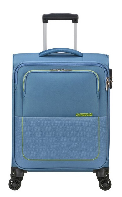 American Tourister 'Air Wave' Spinner 55cm 2,4kg 37l coronet blue/lime