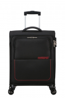 American Tourister 'Air Wave' Spinner 66cm 3,2kg 68/74l erweiterbar black/red