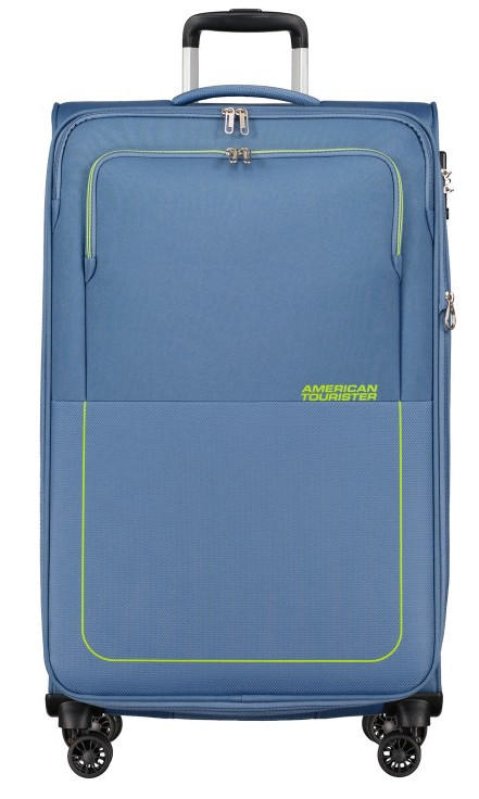 American Tourister 'Air Wave' Spinner 78cm 3,8kg 106/117l erweiterbar coronet blue/lime