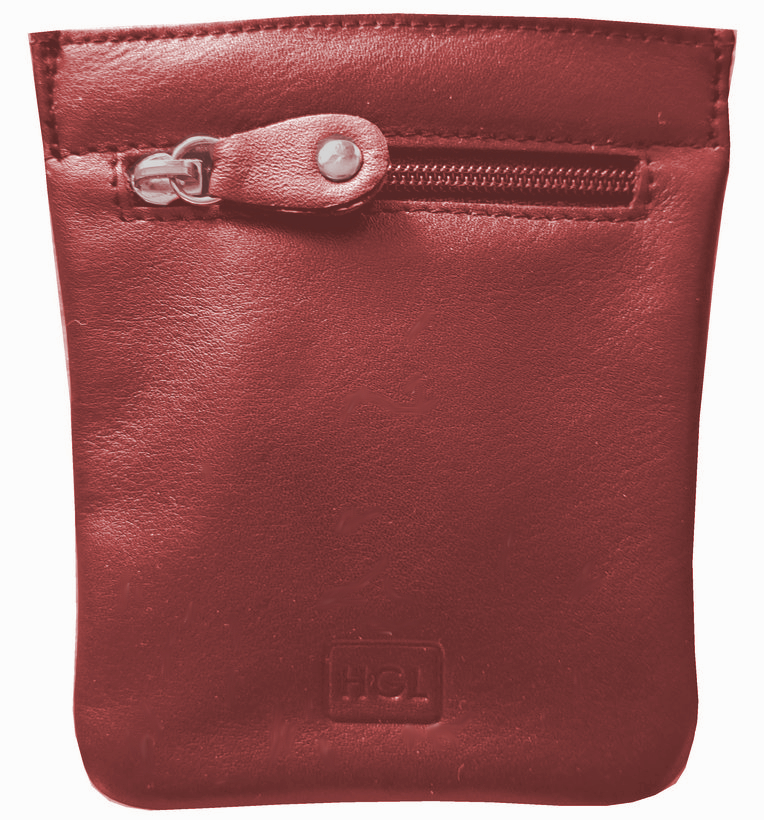 HGL Schlüsseletui mit Spange rot