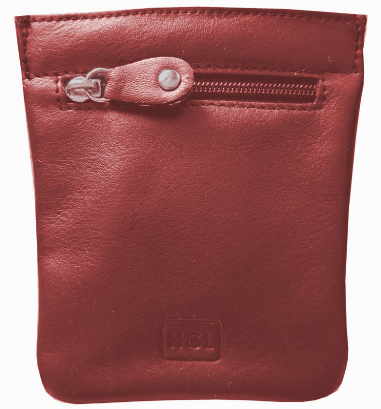 HGL Schlüsseletui mit Spange rot