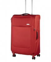 March 'Imperial' 4-Rad Trolley 68cm 2,8kg erweiterbar 70/81l Polyester red
