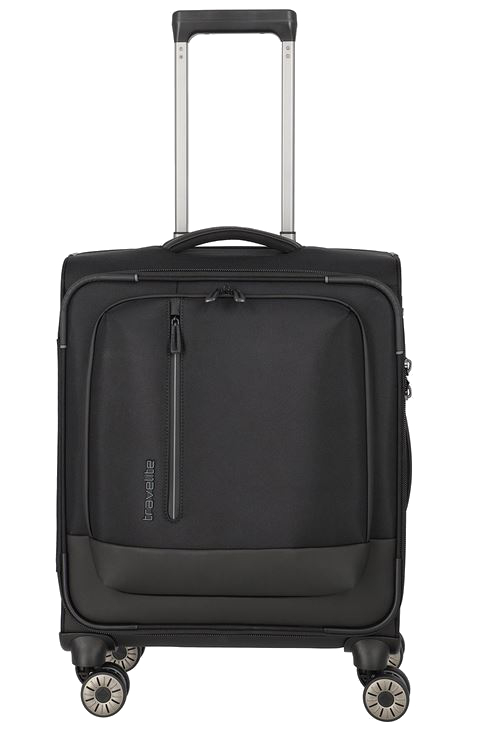 Travelite 'Crosslite' 4-Rad Bordtrolley 55cm 2,8kg 37l schwarz