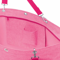 Reisenthel 'Shopper XL' mit Karabinerhaken 35l twist pink