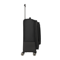 Travelite 'Crosslite' 4-Rad Trolley M 66cm 3,3kg erw. 61/66l schwarz