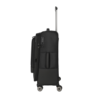Travelite 'Crosslite' 4-Rad Trolley M 66cm 3,3kg erw. 61/66l schwarz
