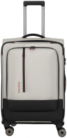 Travelite 'Crosslite' 4-Rad Trolley M 66cm 3,3kg erw. 61/66l natur