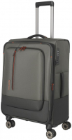 Travelite 'Crosslite' 4-Rad Trolley M 66cm 3,3kg erw. 61/66l oliv