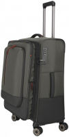 Travelite 'Crosslite' 4-Rad Trolley M 66cm 3,3kg erw. 61/66l oliv