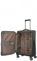 Travelite 'Crosslite' 4-Rad Trolley M 66cm 3,3kg erw. 61/66l oliv