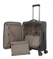 Travelite 'Crosslite' 4-Rad Bordtrolley S 55cm 2,8kg 37l oliv