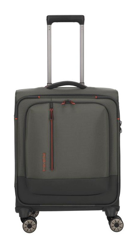 Travelite 'Crosslite' 4-Rad Bordtrolley S 55cm 2,8kg 37l oliv