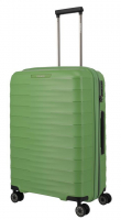 Travelite 'Mooby' 4-Rad Trolley M 66cm 3,4kg erw. 73/80l grün