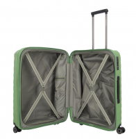 Travelite 'Mooby' 4-Rad Trolley M 66cm 3,4kg erw. 73/80l grün