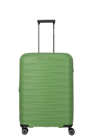 Travelite 'Mooby' 4-Rad Trolley M 66cm 3,4kg erw. 73/80l grün