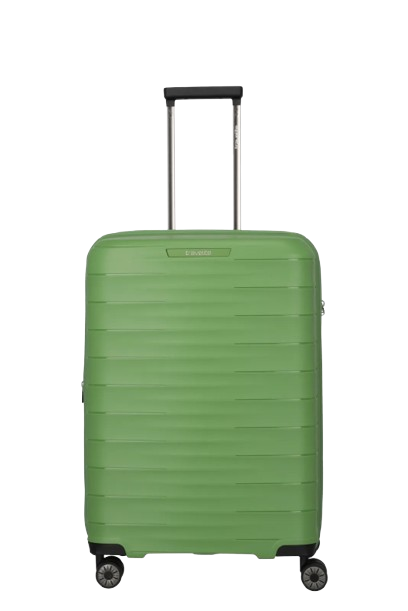 Travelite 'Mooby' 4-Rad Trolley M 66cm 3,4kg erw. 73/80l grün