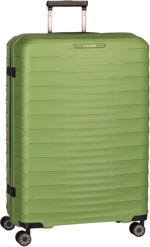 Travelite 'Mooby' 4-Rad Trolley L 77cm 3,7kg 107l grün