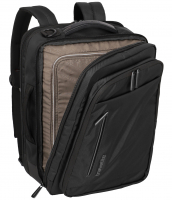 Travelite 'CrossLite' Bordtasche/Rucksack 43cm 1,1kg erweiterbar 25/31L Black