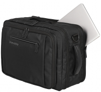 Travelite 'CrossLite' Bordtasche/Rucksack 43cm 1,1kg erweiterbar 25/31L Black