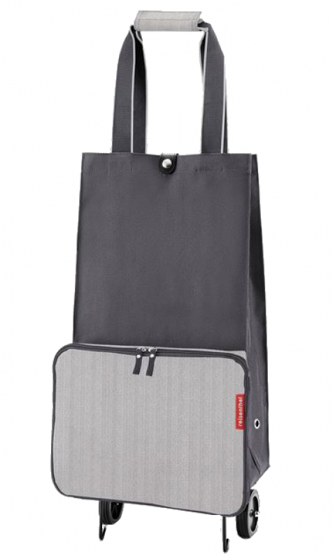 Reisenthel 'foldabletrolley' Einkaufsroller 30l herringbone grey
