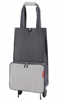 Reisenthel 'foldabletrolley' Einkaufsroller 30l herringbone grey