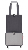 Reisenthel 'foldabletrolley' Einkaufsroller 30l herringbone grey