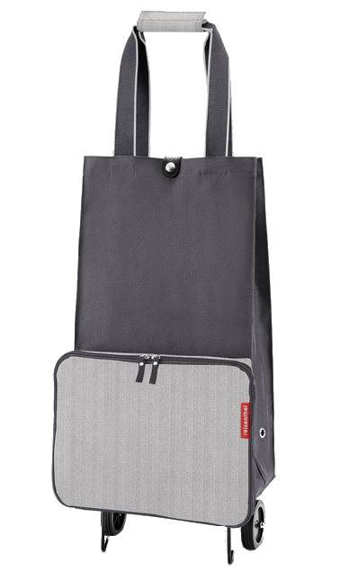 Reisenthel 'foldabletrolley' Einkaufsroller 30l herringbone grey