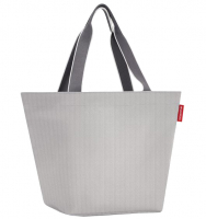 Reisenthel 'shopper M' 15l herringbone grey