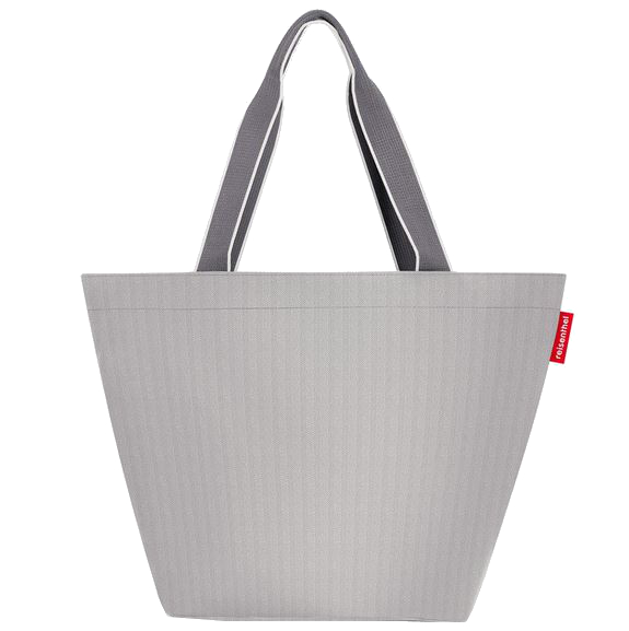 Reisenthel 'shopper M' 15l herringbone grey