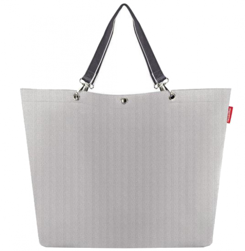 Reisenthel 'Shopper XL' Einkaufstasche groß 35l herringbone grey
