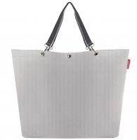 Reisenthel 'Shopper XL' Einkaufstasche groß 35l herringbone grey