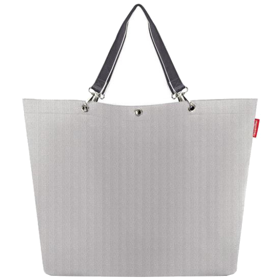 Reisenthel 'Shopper XL' Einkaufstasche groß 35l herringbone grey