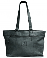 Jocorda 'Ebba' Shopper  echtes, gewaschenes Leder schwarz