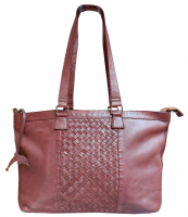 Jocorda 'Ebba' Shopper  echtes, gewaschenes Leder rostbraun