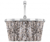 Reisenthel  'Carrybag ' Einkaufskorb mit Alurahmen 22l snake sand