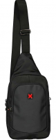 Travel N Meet Bodybag aus Spinnstoff schwarz