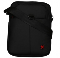 Travel´N´ Meet Schultertasche aus Spinnstoff schwarz