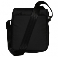 Travel ´N´ Meet Schultertasche aus Spinnstoff Schwarz