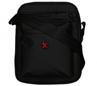 Travel´N´ Meet Schultertasche aus Spinnstoff schwarz