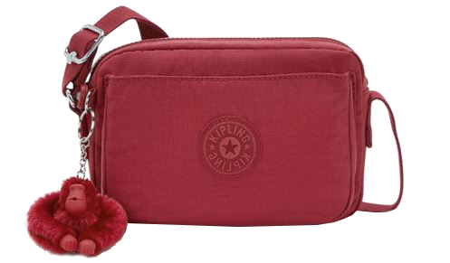 Kipling 'Abanu Multi' Umhängetasche Funky Red