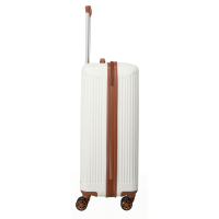 Travelite 'Bali' 4-Rad Trolley M 67cm 3,3kg 65L Weiß/Cognac