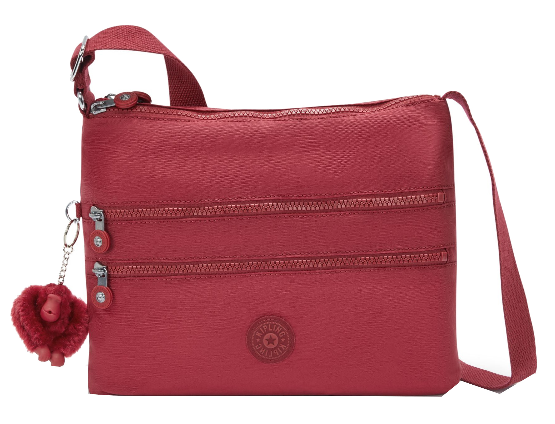 Kipling 'Alvar' Schultertasche Basic Funky Red