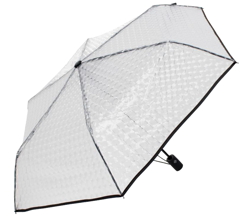iX-brella 'Mini AC' Auf/zu-Automatik transparent clear-black