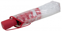 iX-brella 'Mini AC' Auf/zu-Automatik transparent clear-red