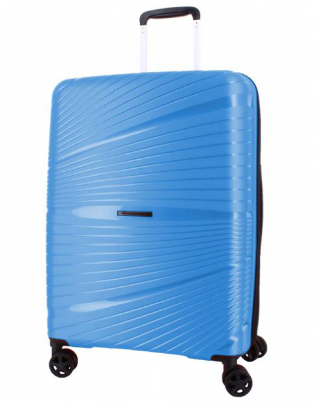 Franky 4-Rad Trolley L 76cm 108l superleicht 3,6kg Polypropylen blue metallic