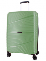 Franky 4-Rad Trolley L 76cm 108l superleicht 3,6kg Polypropylen metallic light green